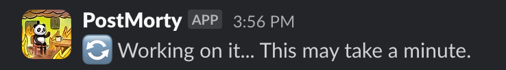 Work in progress notification in slack